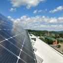 Solar PV array on Frank Hall, ASU campus