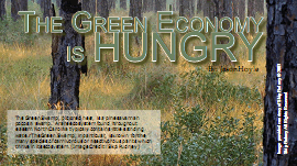 The Green Economy is Hungry featured story page
